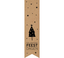 Rolle mit 200 Etiketten „Frohe Festtage“ 35 x 135 mm