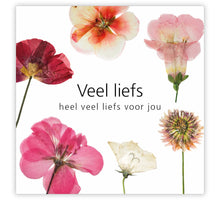 Packung mit 12 Geschenkkarten Le Jardin Viel Liebe viel Liebe