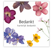 Pakung à 12 Geschenkkarten Le Jardin Vielen Dank