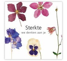 Packung mit 12 Geschenkkarten Le Jardin Wir denken an dich