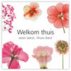 Pakje a 12 kadokaartjes Le Jardin Welkom thuis oost west, thuis best