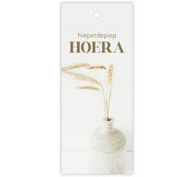Packung mit 12 Geschenkkarten Pampas Hipp Hipp Hurra