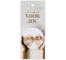 Packung à 12 Geschenkkarten Pampas Ein Geschenk für dich
