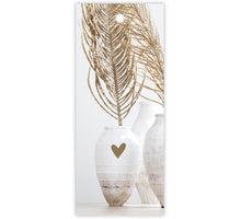 Packung mit 12 Geschenkkarte Pampas Blanco