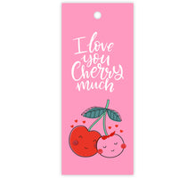 Packung mit 12 Geschenkkarten für verschiedene Anlässe: I love you cherry much