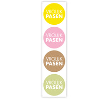 Rolle mit 500 Etiketten „Frohe Ostern“ Ø35mm Kombi