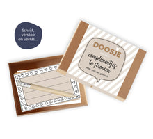 Schachtel zum Verteilen von Komplimenten