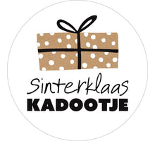 Rolle mit 500 Etiketten „Dezember-Geschenk“ Ø35mm