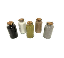 Flasche mit Sand 1kg, Farbmischung, Ø8x16cm