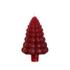 Blase Baum Kerze h.12 Ø7 cm rot
