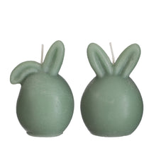 Kerze ''Bunny'' mintgrün 2 sortiert D6.5 H9.5cm