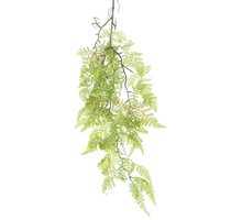 Hängender Lederfarn-Zweig, grün, 99 cm