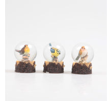VOGEL-WASSERBALL/SCHÜTTELKUGEL 3 ESEL 4,5X4,5X6 CM