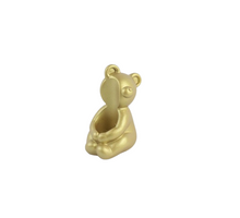 Bär Kerzenhalter L.6xB.5xH.8 cm gold