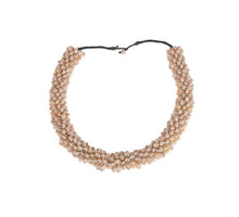Deko-Kette Federn / Muscheln 25x20x2,5cm Natur