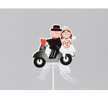cb. 8 wedding couples 2 ass. 7x6 cm