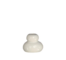 Vase Pebble Keramik h.6 Ø7 cm weiß