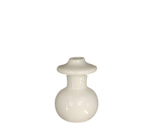 Vase Maud Keramik h.12 Ø8 cm weiß