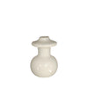 Vase Maud Keramik h.12 Ø8 cm weiß