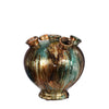Dazzle Tulip Vase Ø18 x H.18,5cm petrolgold