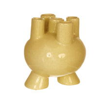 Tulp vaas Strollz Ø13 h.15 cm mosterd