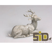 HIRSCH LIEGEND SILBER 15X10X15 CM POLYESTER