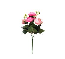 Pfingstrosenstrauß 15x15x30cm Rosa