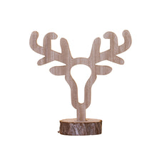 Hirschsockel Holz 10x10x25cm Natur