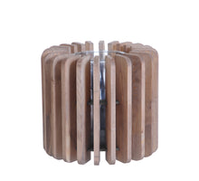 Teelichthalter D20 H18cm Schwarz