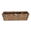 S/3 Tablett Wasserhyazinthe 45x20x6cm Natur