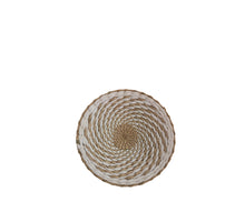 Wanddekoration Aquia D35 H6cm Natur/Weiß