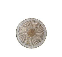 Wanddekoration Aquia D45 H7cm Natur/Weiß