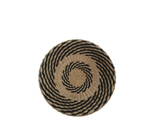 Wanddekoration Aquia D45 H7cm Schwarz Natur