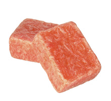 Bernsteinblock Mango Pfirsich 3,5x4,5cm Display Ã 24 Stck.