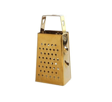 Reibe Metall gold 7,5 x3,5 x2,5 cm