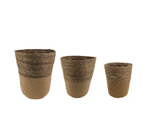 S/3 Topf Jardim w/Kunststoff D30 H35cm Beige