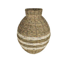 Vase Carira Gras D44 H60cm Natur/Weiß