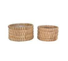 S/2 Korb Envira Rund m/Kunststoff D23 H12cm Natur