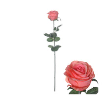 Blumenstiel Rose D9 H75cm Lachs