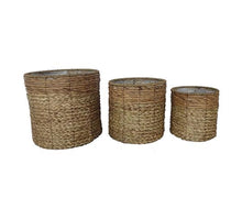 S/3 Topf Gibsons Ø19/29/32 H29cm Natur