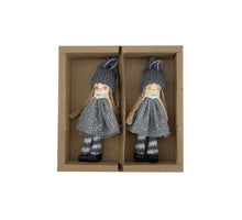 Hanger Girl in Box 2pcs 13x3x13cm Grey