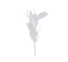pb. 12 Gänsefedern/Stick weiß 72 cm