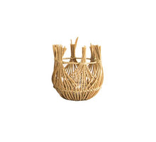 Laterne Mastatal PE Rattan Ø23 H23cm Natur