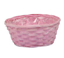 St. Bambuskorb l. Rosa Ø 20x9 cm