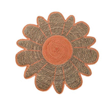 Placemat Flower D38cm Orange