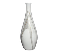 Dazzle Vase Marmor Ø13 x H.35 weiß gold