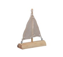 St. 1 Boot weiß/sand 10x3,5x13,5 cm
