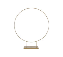 Ringfuß aus Metall 57,5x12x68,5cm - Gold