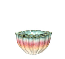 Regenbogen-Blumen-Schale, Vase, L. 26,5 x B. 17,7 x H. 15,6 cm