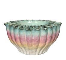 Regenbogen-Blumen-Schale, Vase, L 36,7 x B 25 x H 20,4 cm
